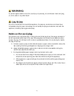 Preview for 5 page of Magic Chef MCSSC6PST Instruction Manual