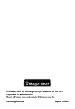 Предварительный просмотр 34 страницы Magic Chef MCWBC77DZ1 User Manual