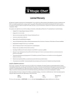 Предварительный просмотр 11 страницы Magic Chef MCWC28B User Manual