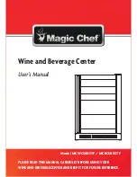 Preview for 1 page of Magic Chef MCWC50DSTF User Manual