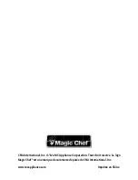 Предварительный просмотр 28 страницы Magic Chef MCWC50DSTF User Manual