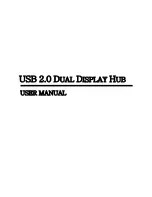 Preview for 1 page of Magic Control Technology USB 2.0 DUAL DISPLAY HUB User Manual