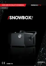 MAGIC FX Snowbox SNOW FX User And Installation Manual preview