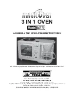 Magic Oven 54779 Assembly And Operating Instructions Manual preview