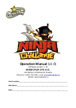 Magic Play Ninja Challenge Operation Manual preview