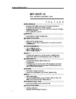 Preview for 5 page of Magic-Pro Computer MP-6VIP-D User Manual