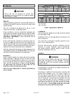 Preview for 2 page of Magic-Pro MHP4-09-12 Installation And Maintenance Instructions Manual