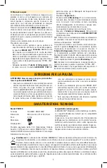 Preview for 8 page of Magic Vac Magic Vac Dinamika Operating Manual