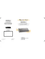 Magic Vac Maxima 2 Operating Manual preview