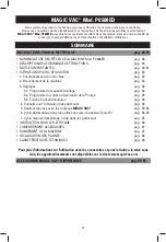 Preview for 29 page of Magic Vac P0608ED Operating Manual