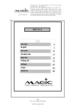 Предварительный просмотр 32 страницы Magic MGC HS 4 Manual