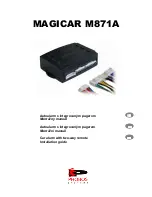 Preview for 1 page of Magicar M871A Installation Manual