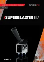 Magicfx CONFETTI FX SUPERBLASTER II User And Installation Manual preview