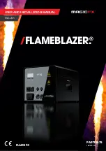 Magicfx FLAMEBLAZER User And Installation Manual предпросмотр