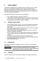 Предварительный просмотр 14 страницы Magicfx SNOWCASE Series User And Installation Manual