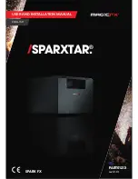 Предварительный просмотр 1 страницы Magicfx SPARXTAR SPARK FX User And Installation Manual