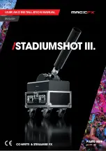 Preview for 1 page of Magicfx STADIUMSHOT III User And Installation Manual