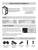 Предварительный просмотр 27 страницы Magick Woods Elements B12L Assembly Instructions Manual