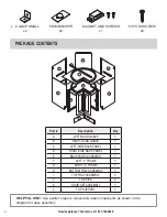 Предварительный просмотр 2 страницы Magick Woods Elements BC36LS Assembly Instructions Manual