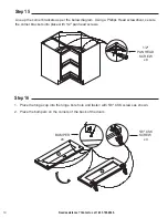 Предварительный просмотр 10 страницы Magick Woods Elements BC36LS Assembly Instructions Manual