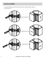 Предварительный просмотр 12 страницы Magick Woods Elements BC36LS Assembly Instructions Manual