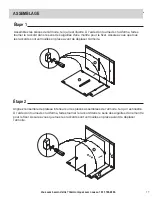 Предварительный просмотр 17 страницы Magick Woods Elements BC36LS Assembly Instructions Manual