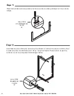 Предварительный просмотр 22 страницы Magick Woods Elements BC36LS Assembly Instructions Manual