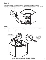 Предварительный просмотр 23 страницы Magick Woods Elements BC36LS Assembly Instructions Manual