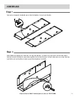 Preview for 13 page of Magick Woods Elements U1884L Assembly Instructions Manual