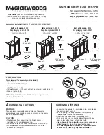 MAGICKWOODS Elements WINDSOR 30312 Installation Instructions Manual preview