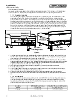 Preview for 8 page of Magikitch'n MKGD24 Installation & Operation Manual