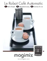 MAGIMIX LE ROBOT CAFE Instructions For Use Manual preview