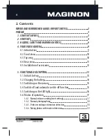 Предварительный просмотр 4 страницы MAGINON 37511 Instruction Manual