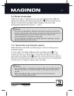 Preview for 17 page of MAGINON 37511 Instruction Manual