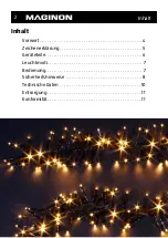 Предварительный просмотр 2 страницы MAGINON 384 LEDs Manual