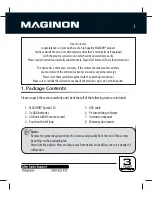 Preview for 3 page of MAGINON 40878 Instruction Manual