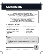 Предварительный просмотр 3 страницы MAGINON 91835 Instruction Manual