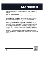 Предварительный просмотр 8 страницы MAGINON 91835 Instruction Manual