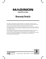 Предварительный просмотр 2 страницы MAGINON AC 500 BDA Instruction Manual