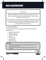 Preview for 3 page of MAGINON CBB 2 Instruction Manual