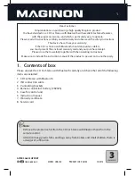 Preview for 3 page of MAGINON CRB-100 Instruction Manual