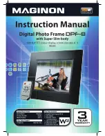 Предварительный просмотр 1 страницы MAGINON DPF-8 Instruction Manual