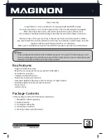 Preview for 3 page of MAGINON DPF-8 Instruction Manual