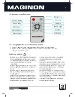 Preview for 11 page of MAGINON DPF-8 Instruction Manual