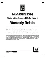 Предварительный просмотр 2 страницы MAGINON DV1 Instruction Manual