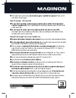 Предварительный просмотр 6 страницы MAGINON DV1 Instruction Manual