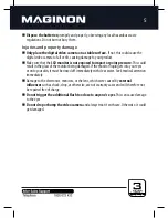 Предварительный просмотр 7 страницы MAGINON DV1 Instruction Manual