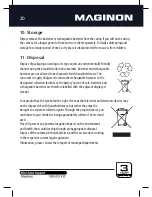 Preview for 22 page of MAGINON DV1 Instruction Manual