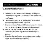 Preview for 9 page of MAGINON HV-UC111 Manual