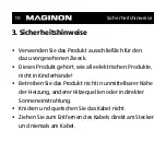 Preview for 10 page of MAGINON HV-UC111 Manual